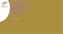 Desktop Screenshot of isdeducation.com